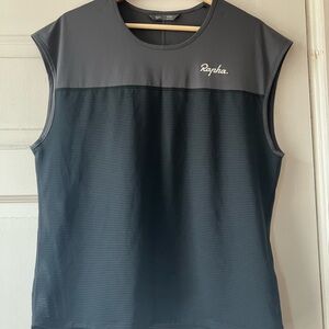 Rapha Sleeveless Cycling Top in Dark Gray and Black washed once but not worn.
